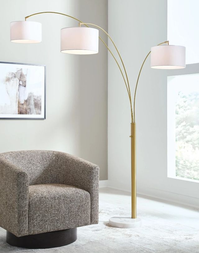 Signature Design by Ashley® Valo Gold Arc Lamp-1