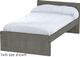 Crate Designs™ Furniture Graphite Queen Panel Bed-0