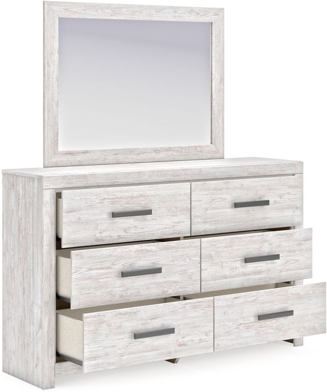 Signature Design by Ashley® Cayboni Whitewash Dresser and Mirror-3