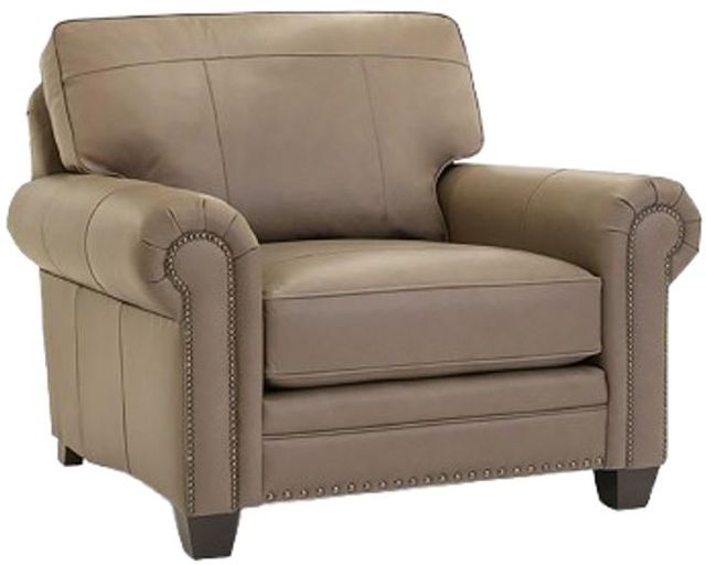 Smith Brothers Customizable 253 Leather Chair-0