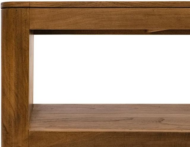 International Furniture Direct Balam Brown Sofa Table-3
