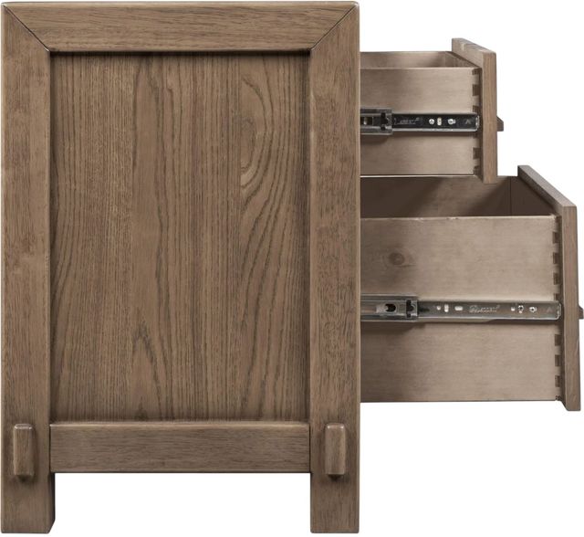 Modus Furniture Roycroft Harvest Wood 2-Drawer Nightstand-3