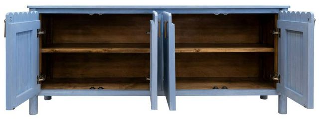 International Furniture Direct Jazmine Vintage Blue Console-3