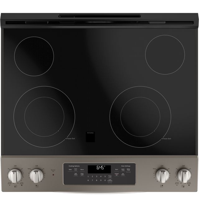 GE® 30" Slate Slide In Electric Range-2