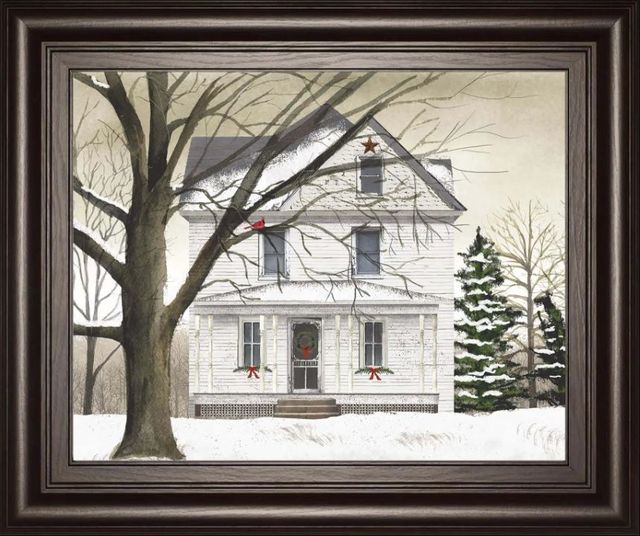 Classy Art Winter Porch by Billy Jacobs Wall Art-0