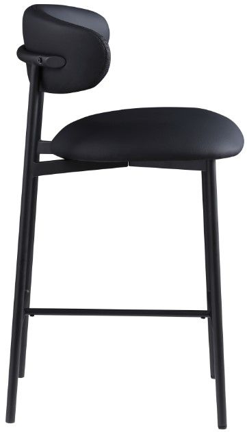 Meridian Furniture Lupita Black/Matte Black Counter Stool-2