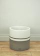 Le Present Cylinder White 15" Planter-5