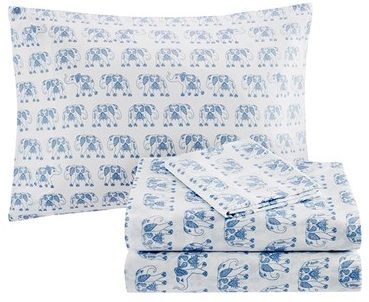 Olliix by Intelligent Design Tulay Purple Queen Complete Bed and Sheet Set-3