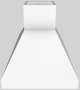 Vent-A-Hood® 54" White Euro-Style Island Range Hood-4