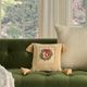 Nourison Home™ Mina Victory Vintage Pillow Ivory 12"x12" Throw Pillow-3