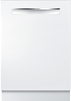 Bosch® 800 Series 24" Built In Dishwasher-White-0