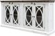 Rustic Imports Java White Console Table-0