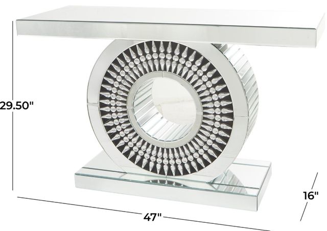 Deco Marche U Select Silver 47" Console Table-3