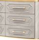 Michael Amini® St. Charles Dove Gray/Gold Dresser-4