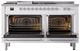 Ilve® Nostalgie II Series 60" Custom RAL Color Pro Style Dual Fuel Range-1