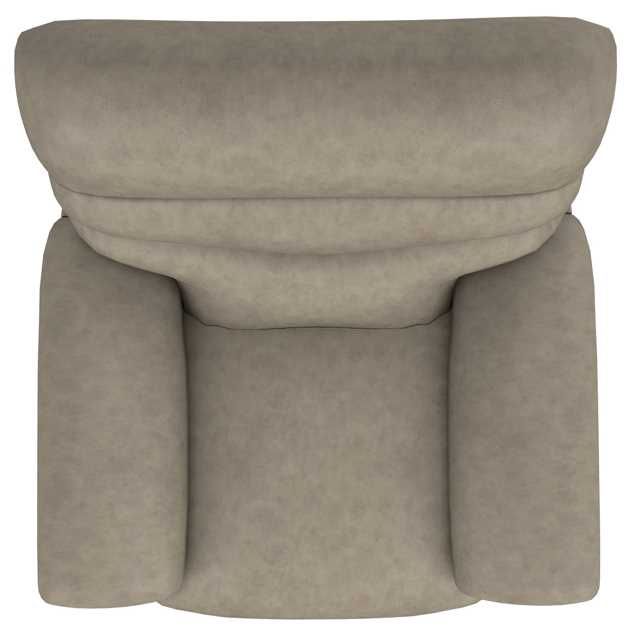 La-Z-Boy® Joshua Mushroom Power Rocking Recliner with Headrest-4