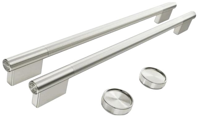 KitchenAid® 30'' Monochromatic Stainless Steel Double Wall Oven and Microwave Combo Handle and Knob Kit-0