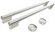 KitchenAid® 30'' Monochromatic Stainless Steel Double Wall Oven and Microwave Combo Handle and Knob Kit-0