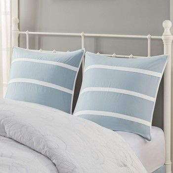 Olliix by Harbor House White King Crystal Beach Comforter Set-4