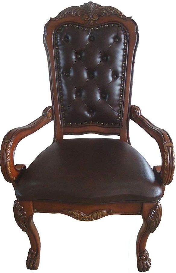 ACME Furniture Dresden Cherry Oak Executive Office Chair-3