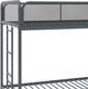 dhp furniture® Isaiah Gray Twin Triple Bunk Bed-4