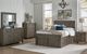 A-America® Glacier Point Graystone California King Captain Panel Bed-1