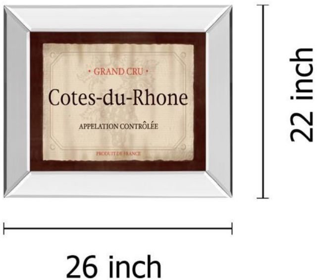 Classy Living Paola Viveiros Cote Du Rhone 22" Wall Art-2