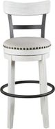 Signature Design by Ashley® Valebeck White Bar Stool-1