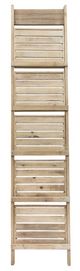 Sagebrook Home Brown 77" Wood and Metal Ladder Shelf-3