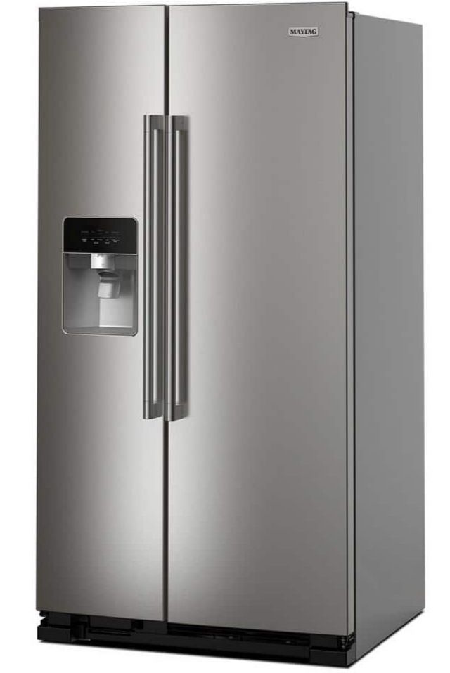 Maytag® 36 in. 24.6 Cu. Ft. Fingerprint Resistant Stainless Steel Side by Side Refrigerator -1