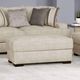 Furniture of America® Ardenfold Beige Ottoman-3