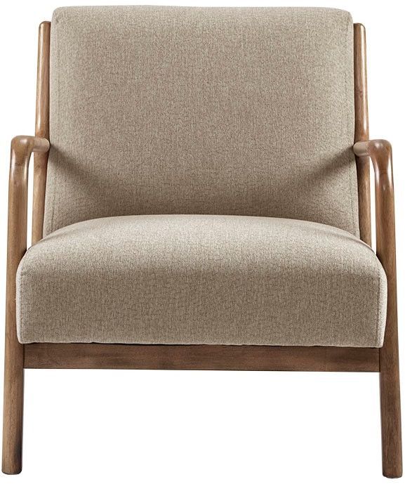 Olliix by INK+IVY Taupe Novak Lounge Chair-0