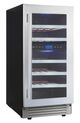 Aviva 15'' Stainless Steel Undercounter Wine Cooler-3
