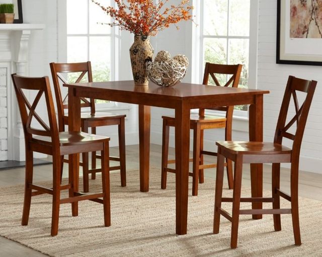 Jofran Inc. Simplicity Caramel Counter Table-1