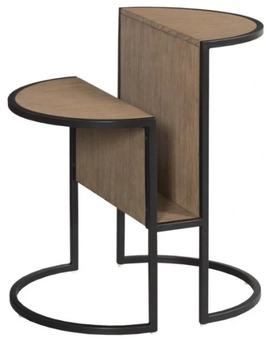 Hammary® Nash Black/Brown Accent Magazine Table-0