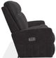 La-Z-Boy® Finley Chocolate Leather Power Wall Reclining Sofa with Headrest-2