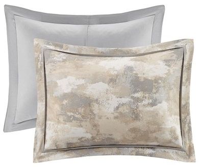 Olliix by Madison Park Beacon 7 Pieces Gray Queen Comforter Set-1