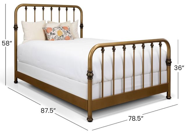 Wesley Allen Customizable Artem King Iron Bed-1