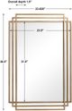 Uttermost® Amherst Distressed Brushed Gold Mirror-3