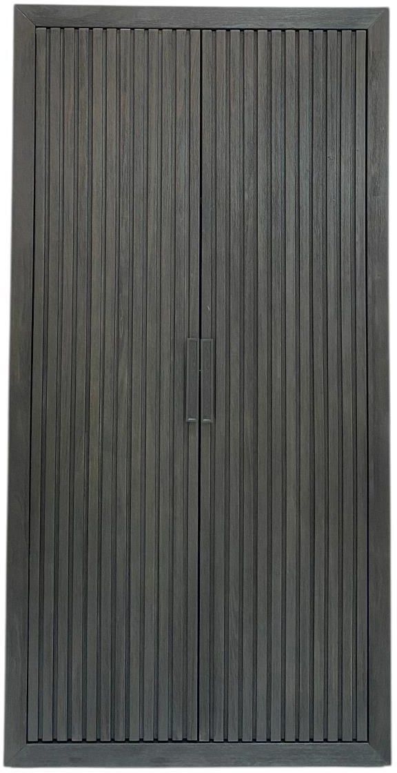 Nest Home Collections Reed Ebony Black Tall Cabinet-2