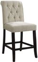 Furniture of America® Izzy 2-Piece Antique Black/Beige Counter Stool Set-0