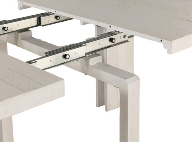 Transformer Table Transformer Canadian Birch White Extendable Dining Table-3