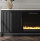 Signature Design by Ashley® Cadmori Black/White 63" TV Stand with Electric Fireplace-4