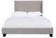 Mazin Furniture Briar Beige Full Upholstered Platform Bed-0