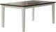 Liberty Furniture Landale Chestnut Rectangular Dining Table with White Base-0