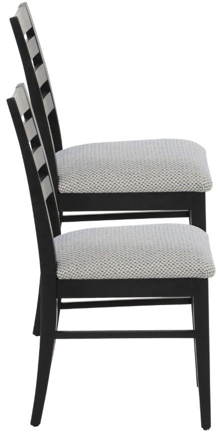 Linon Felicia 2-Piece Black Side Chair Set-3