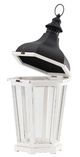 A & B Home Black/White 3-Piece Lantern Set-5