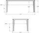 Amisco Customizable Fabiola 72" Rectangular Dining Table with 1.5" Solid Ash Top-2