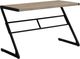 Monarch Specialties Inc. 48"L Dark Taupe and Black Metal Computer Desk-0