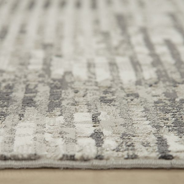 Rizzy Home Calabria Gray/Black/Neutral 5'x8' Rectangular Rug-3